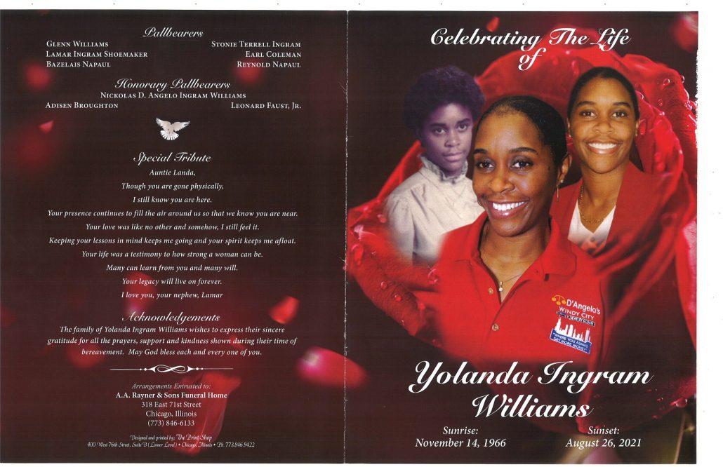 Yolanda I Williams Obituary