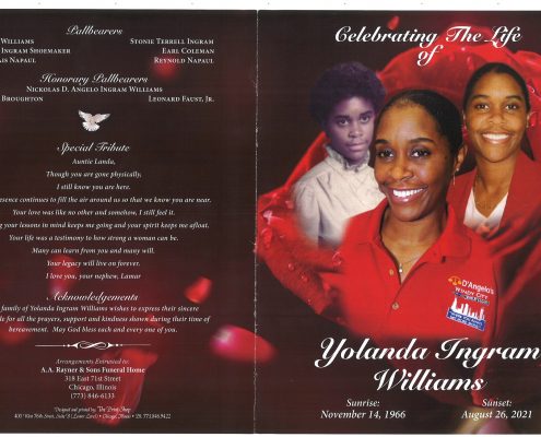 Yolanda I Williams Obituary