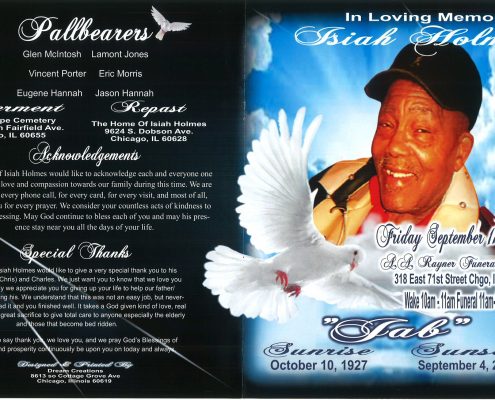 Isiah Holmes Obituary