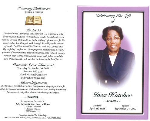 Inez Hatcher Obituary