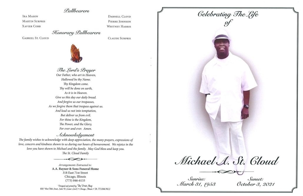 Michael A St Cloud Obituary