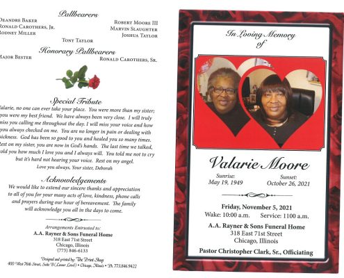 Valarie Moore Obituary