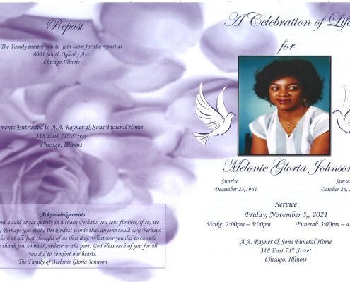 Melonie G Johnson Obituary