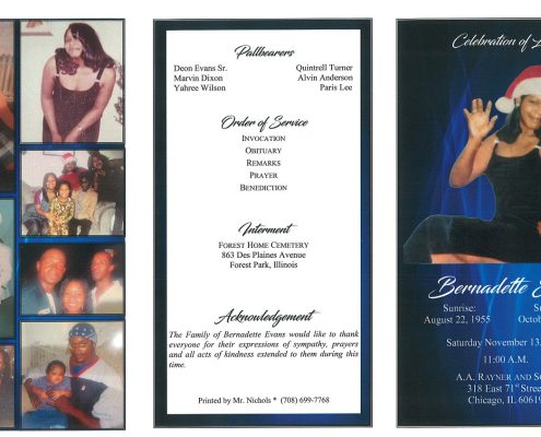 Bernadette Evans Obituary