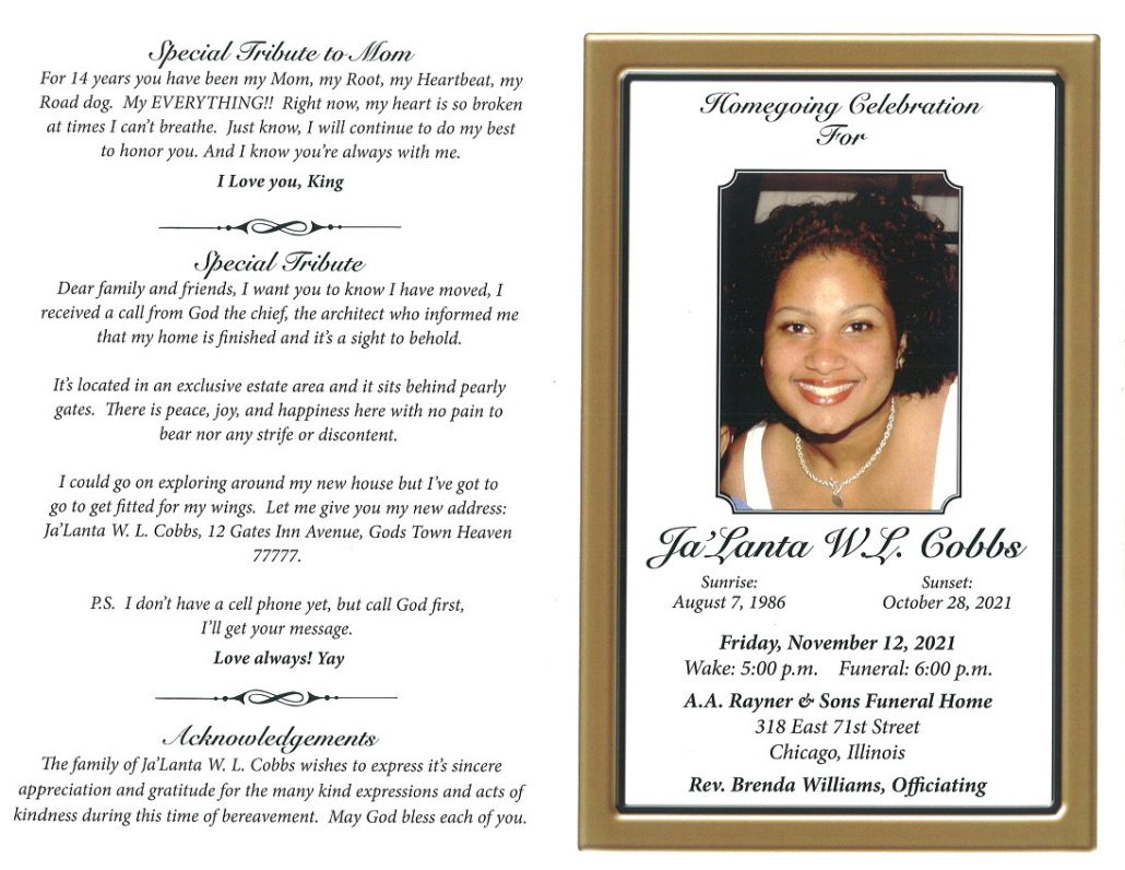 JaLanta WL Cobbs Obituary