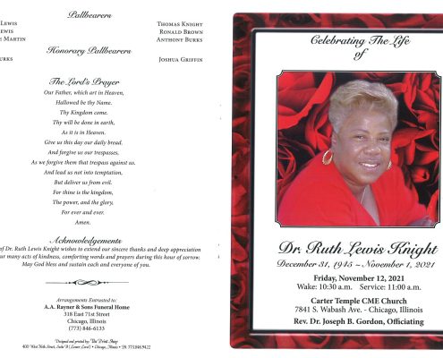 Ruth L Knight Obituary