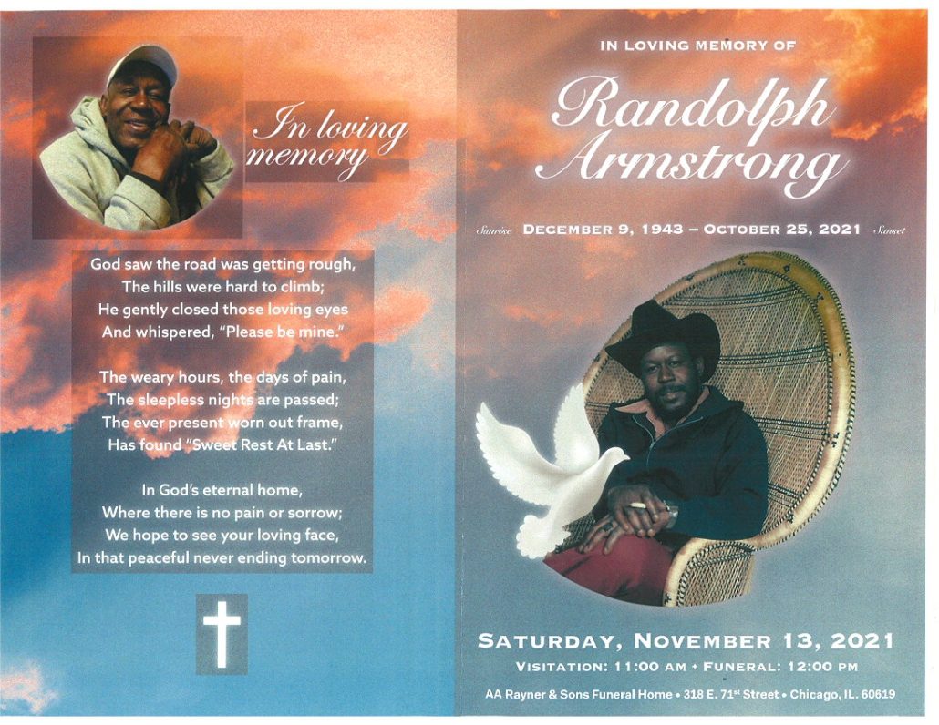 Randolph Armstrong Obituary