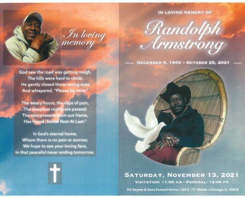 Randolph Armstrong Obituary