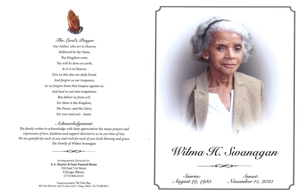 Wilma H Swanagan Obituary