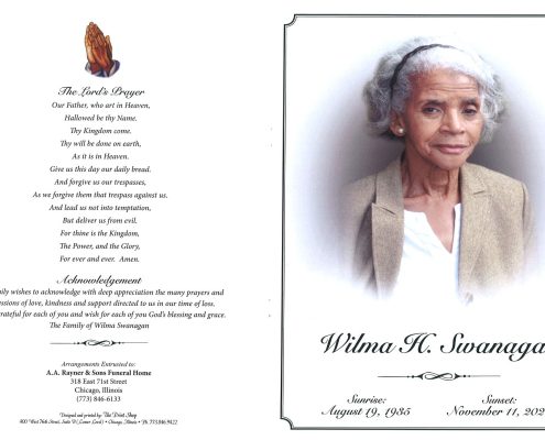 Wilma H Swanagan Obituary