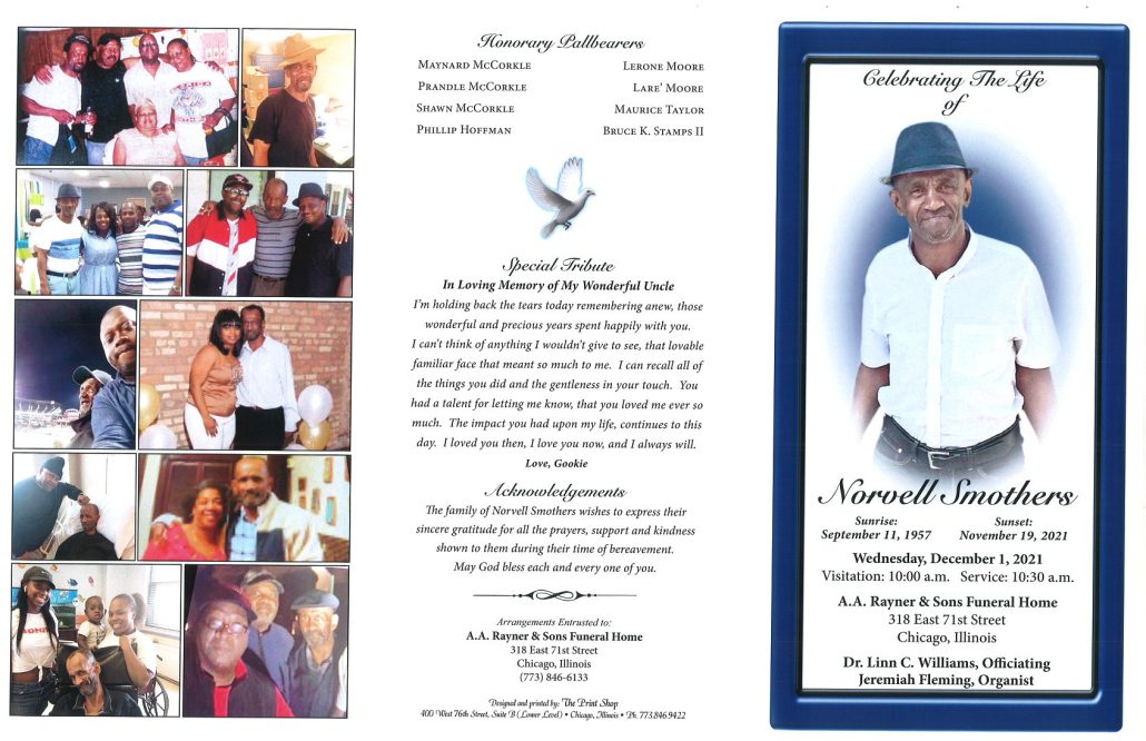 Norvell Smothers Obituary