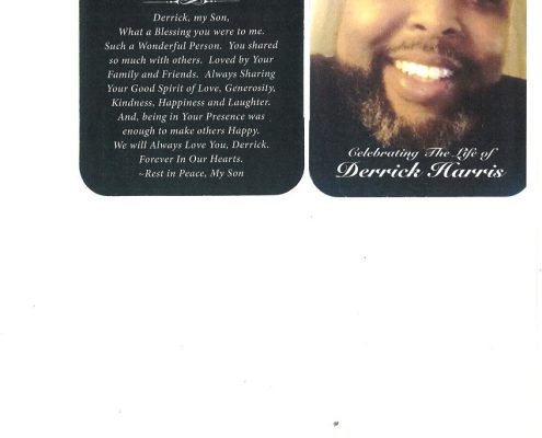 Derrick Harris Obituary