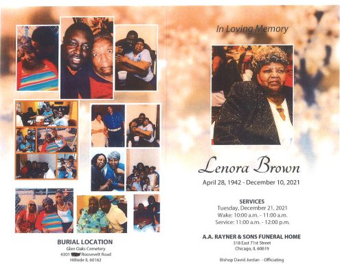 Lenora Brown Obituary