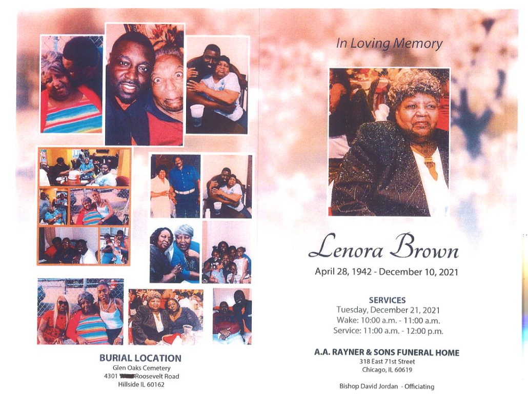 Lenora Brown Obituary