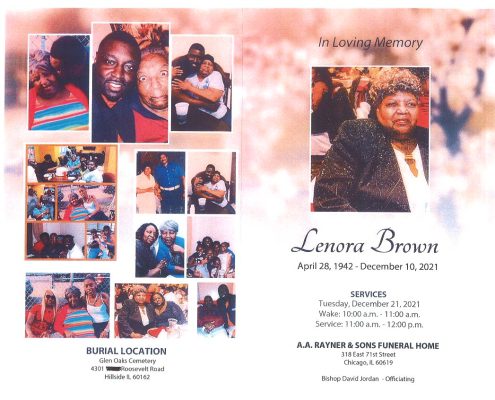 Lenora Brown Obituary