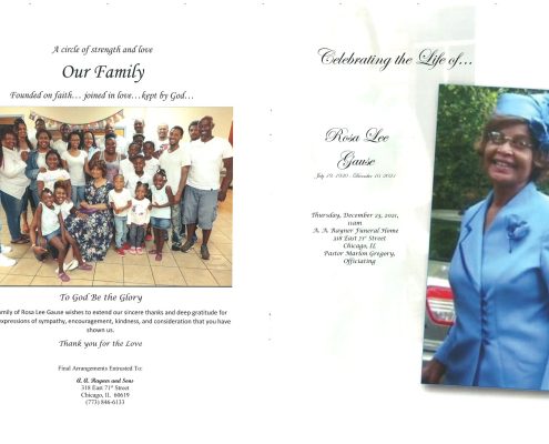 Rosa L Gause Obituary