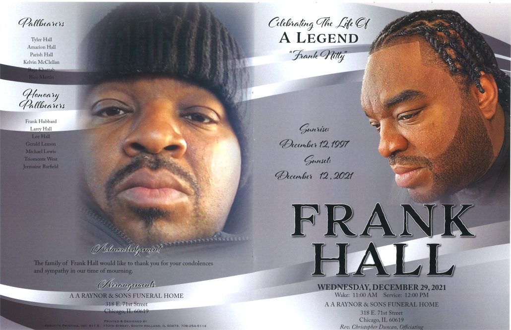 Frank Hall Obituary