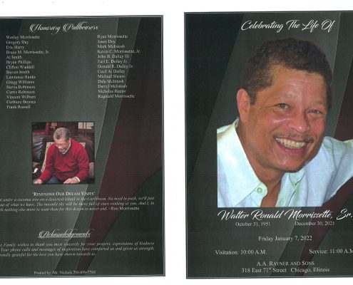 Walter R Morrissette Sr Obituary