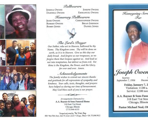 Joseph Owens Jr Obituary