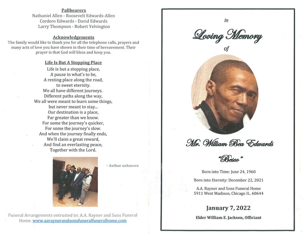 William B Edwards Obituary