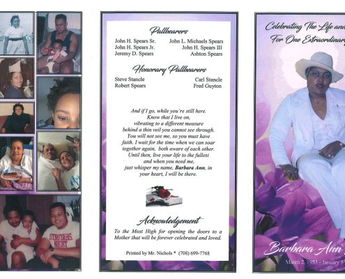 Barbara Ann Spears Obituary