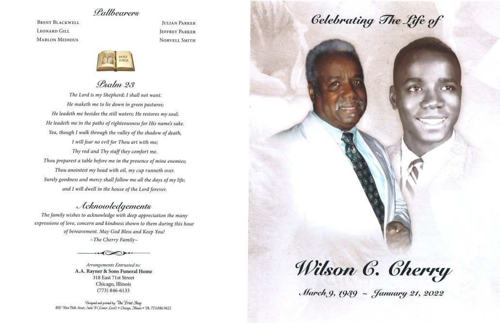 Wilson C Cherry Obituary