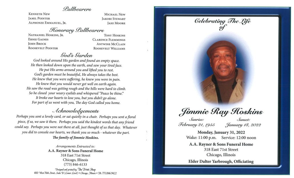Jimmie R Hoskins Obituary