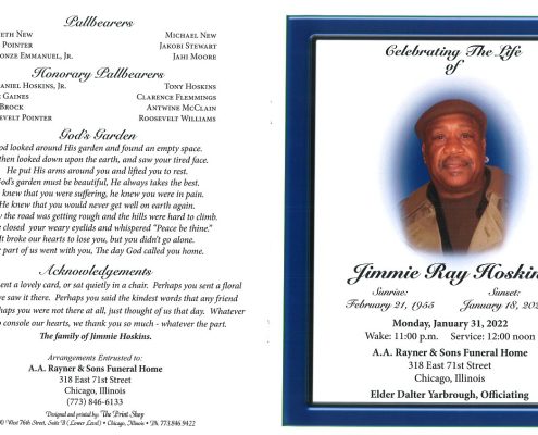 Jimmie R Hoskins Obituary