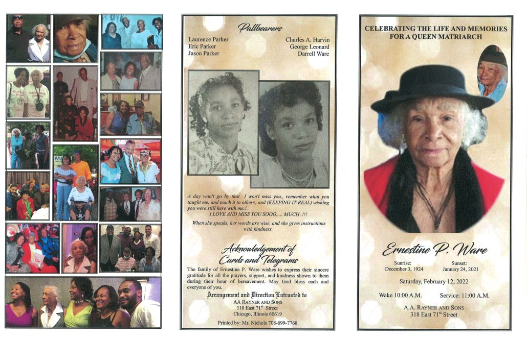 Ernestine P Ware Obituary