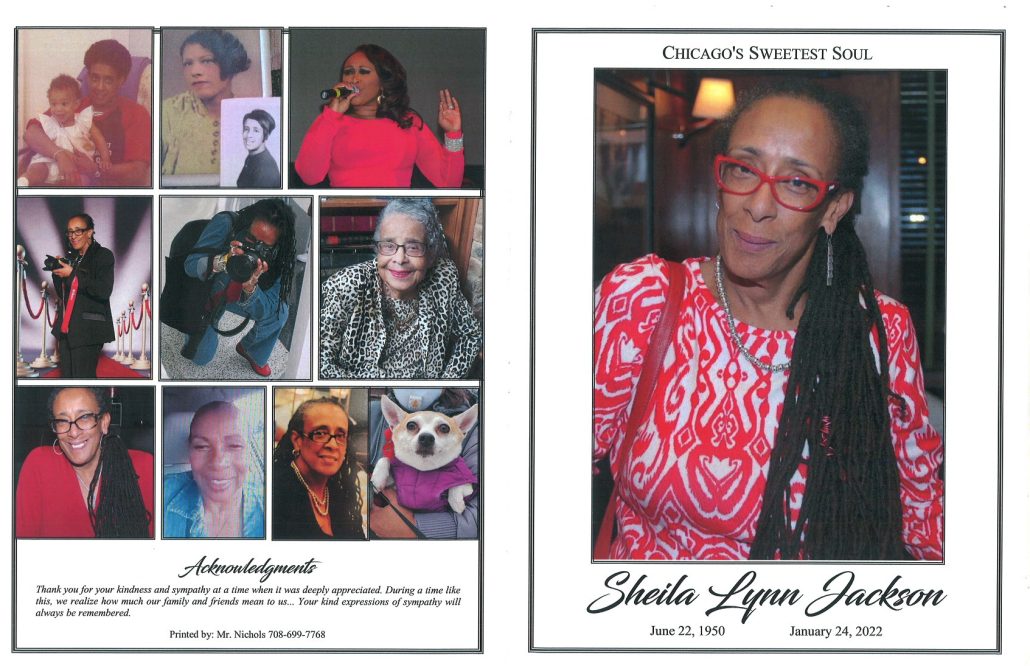 Sheila L Jackson Obituary