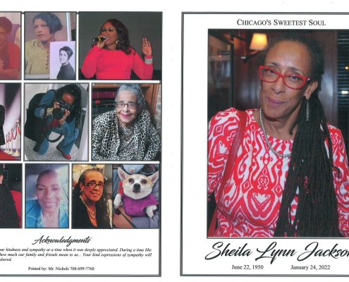 Sheila L Jackson Obituary