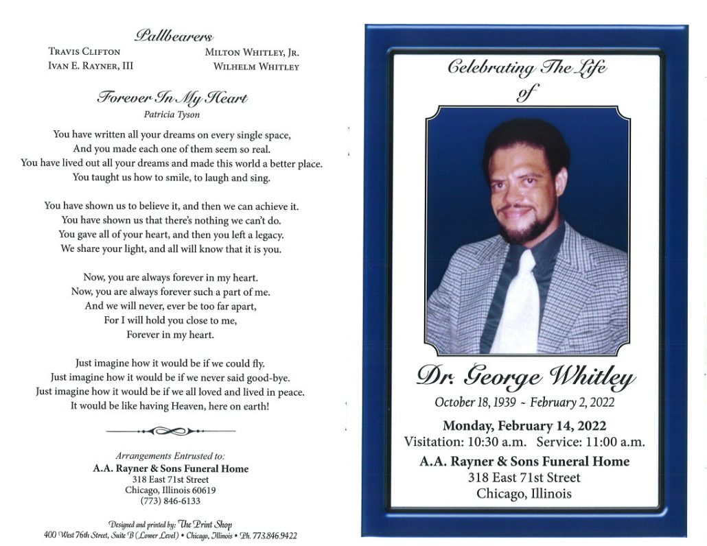 George Whitley Obituary