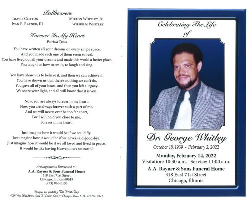 George Whitley Obituary