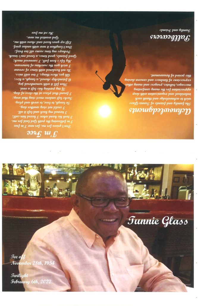Tunnie Glass Obituary