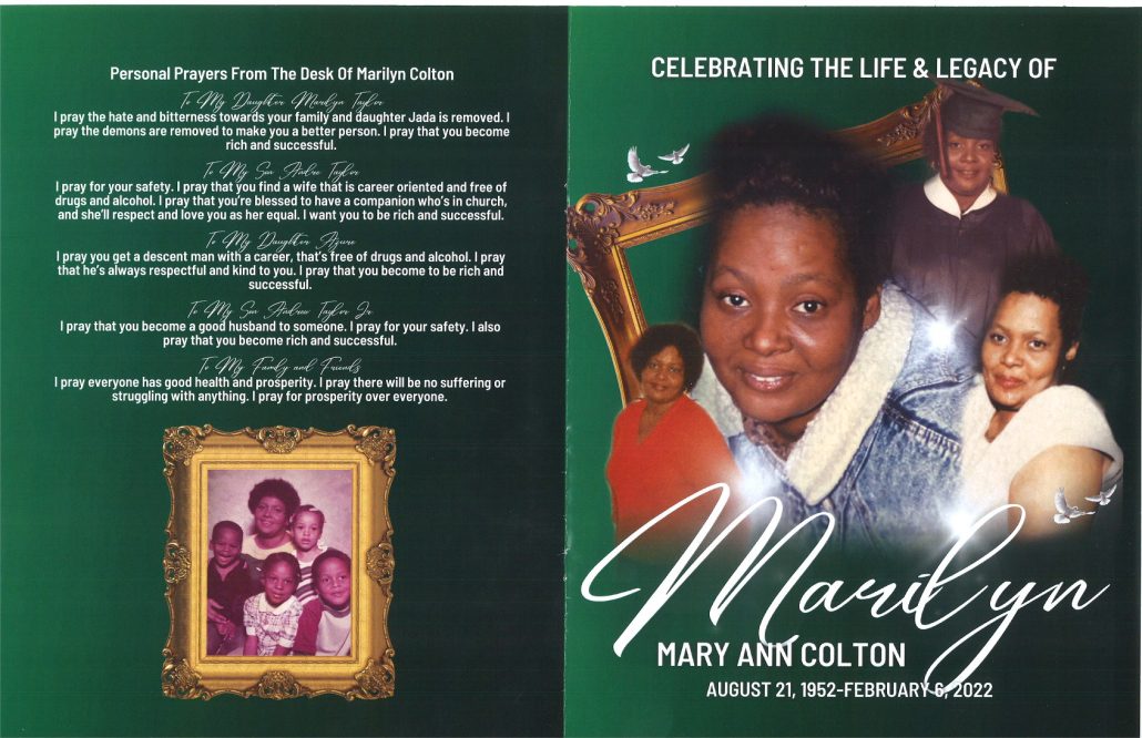 Mary A Colton Obituary