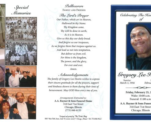 Gregory L Hostin Obituary