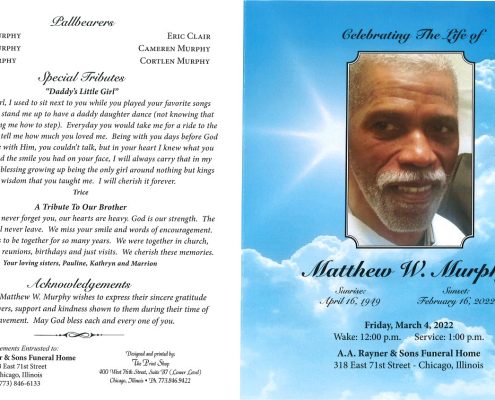 Matthew W Murphy Obituary