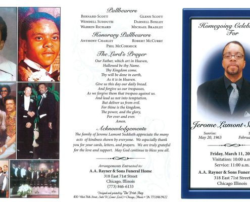 Jerome L Sudduth Obituary