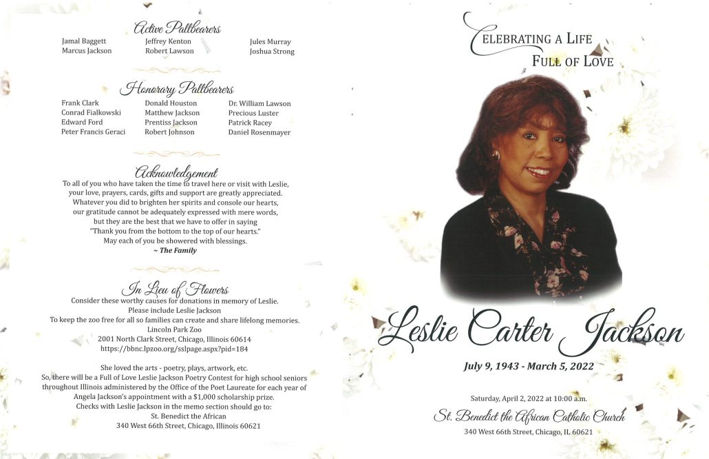 Leslie C Jackson Obituary