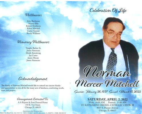 Norman M Mitchell Obituary