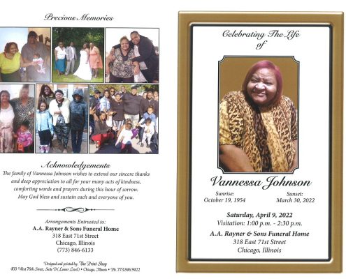 Vannessa Johnson Obituary