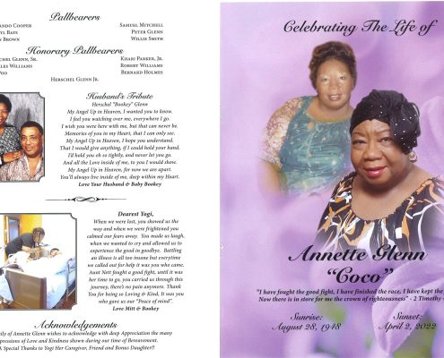 Annette Glenn Obituary