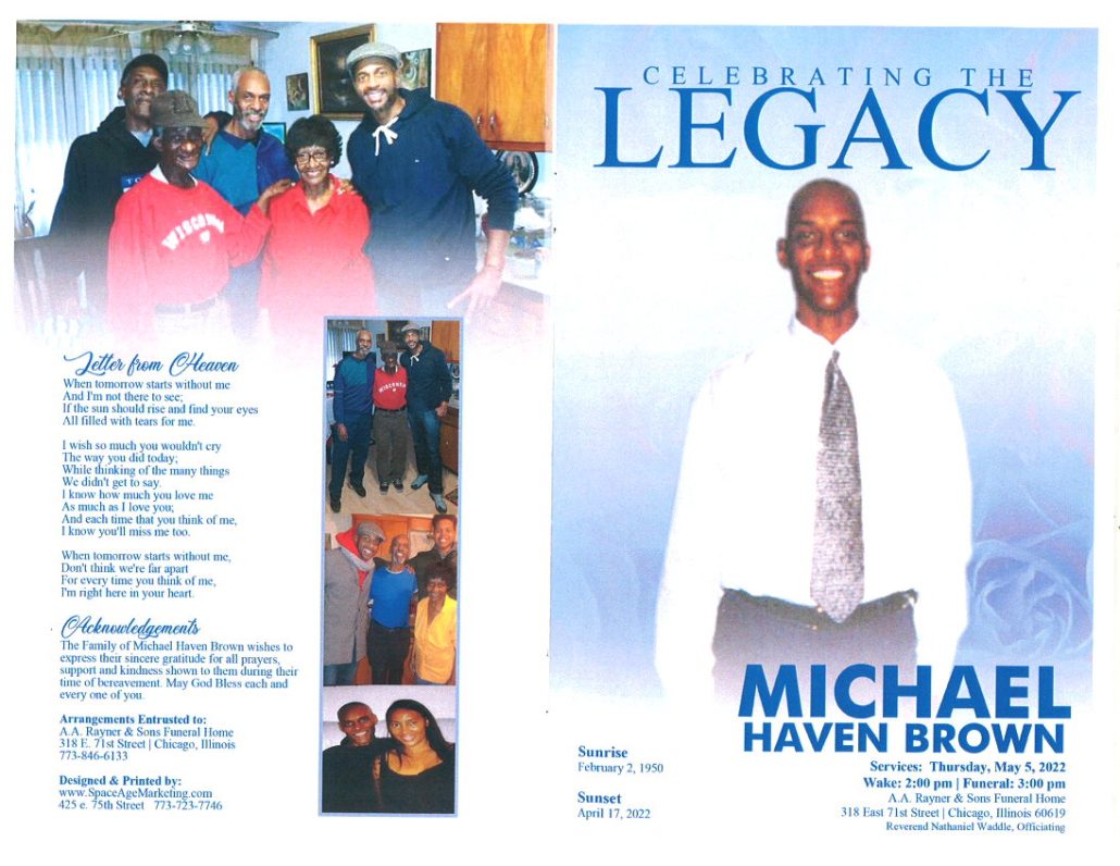 Michael H Brown Obituary