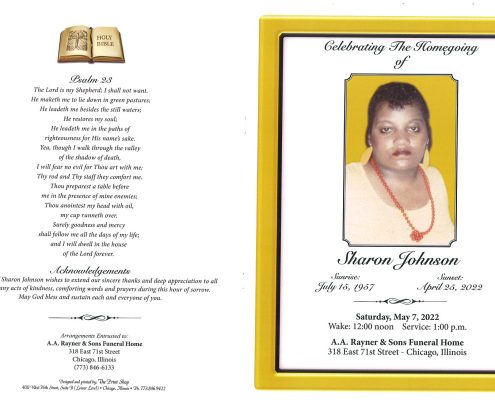 Sharon Johnson Obituary