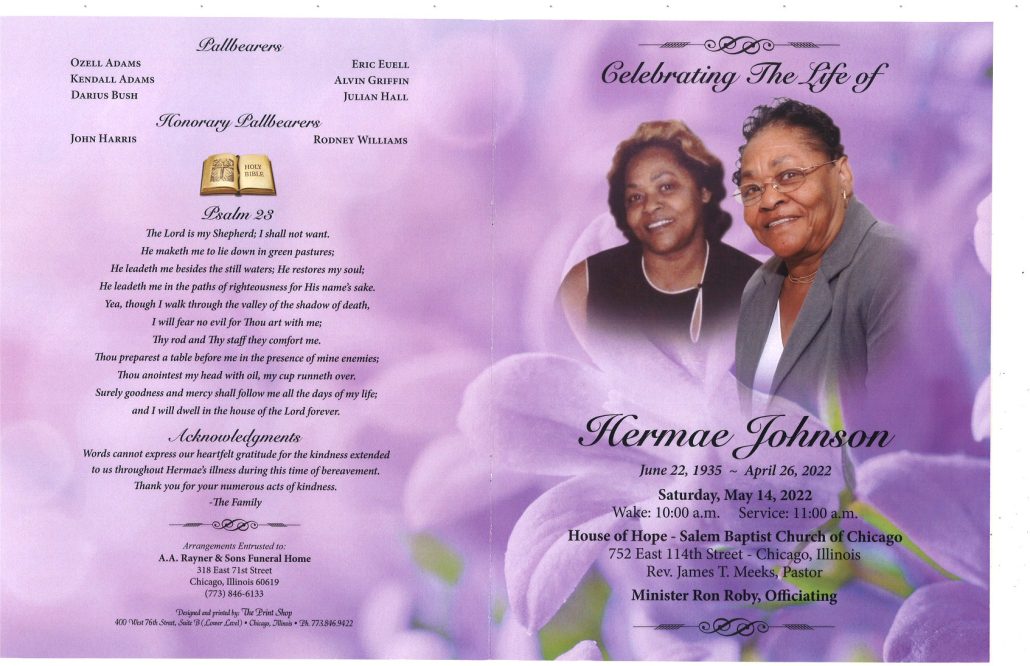 Hermae Johnson Obituary