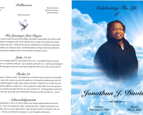 Jonathan J Davis II Obituary