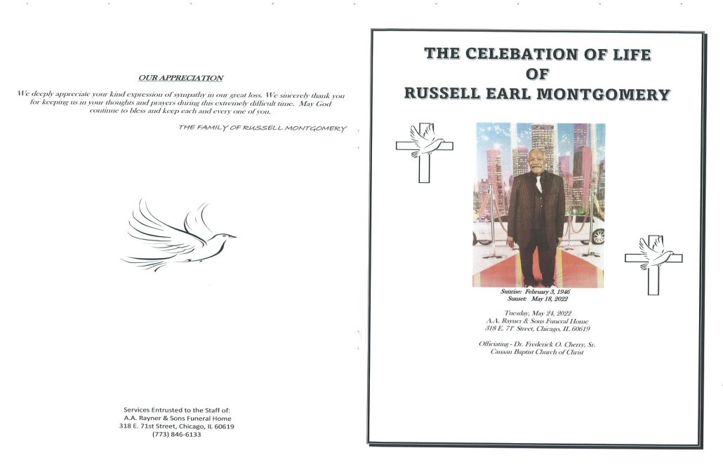 Russell E Montgomery Obituary