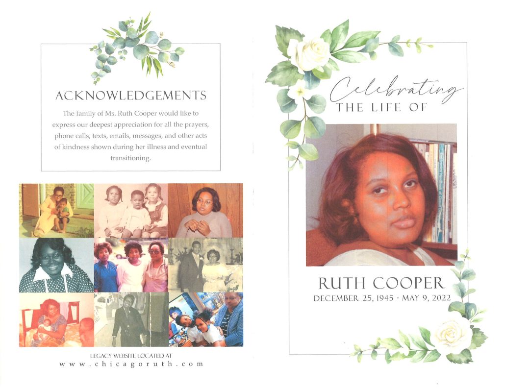 Ruth Cooper Obituary