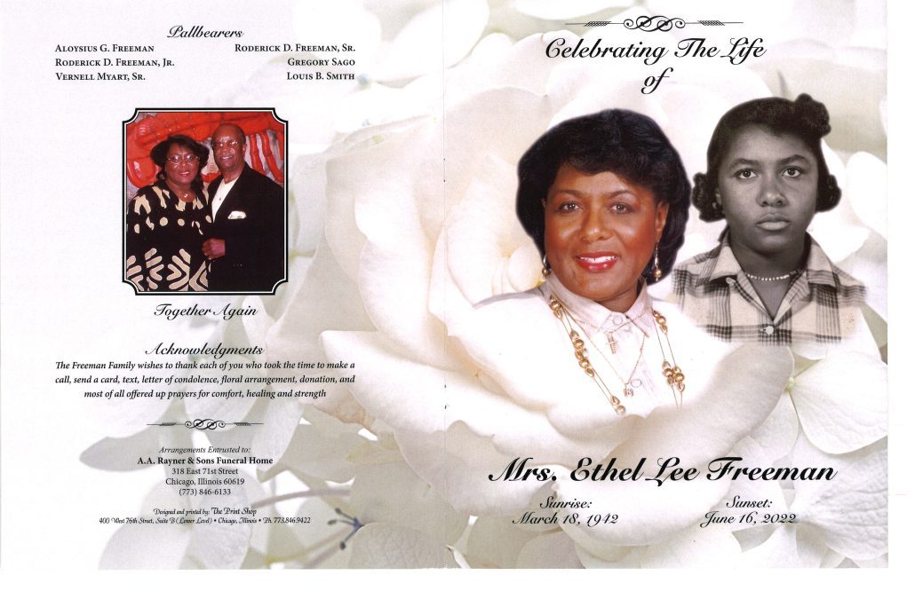 Ethel L Freeman Obituary