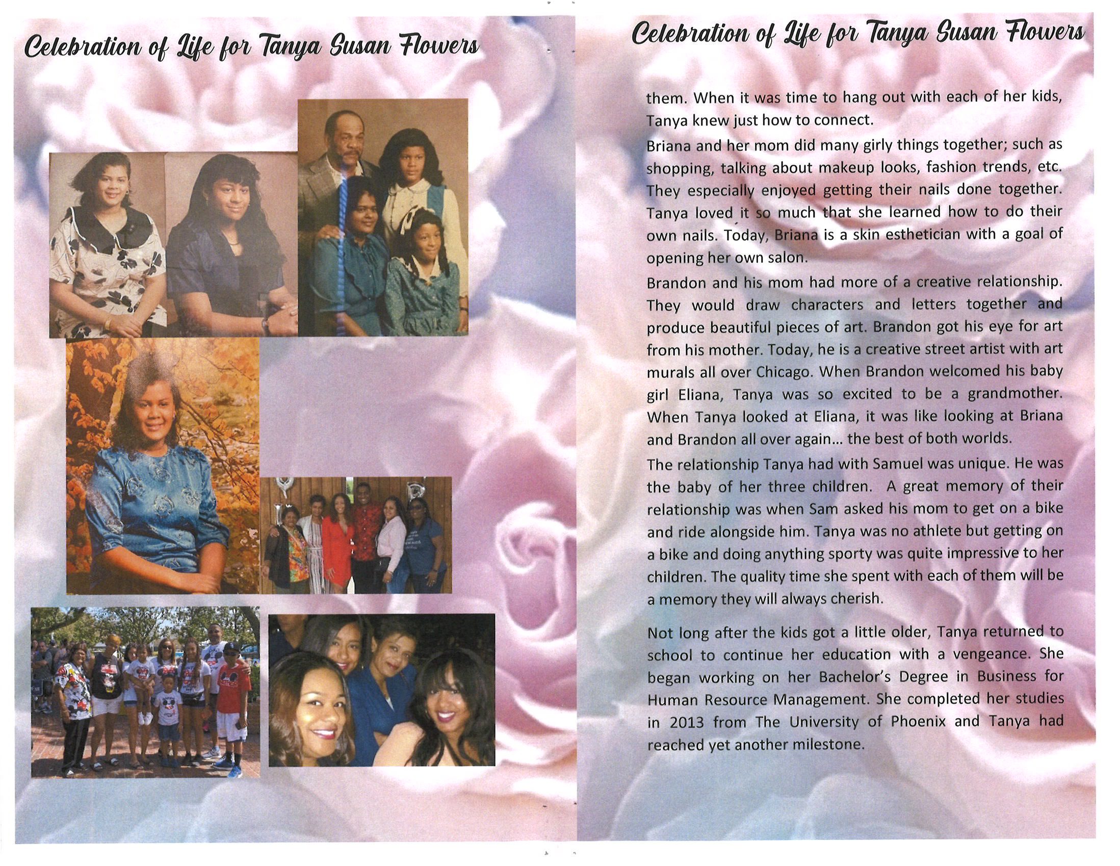 Tanya S Flowers Obituary